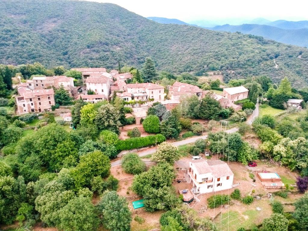 Ruelles et toits du centre ancien du Vigan dans le Gard, au pied du versant sud de l'Aigoual